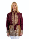 The Maha Jacket — Claret & Gold