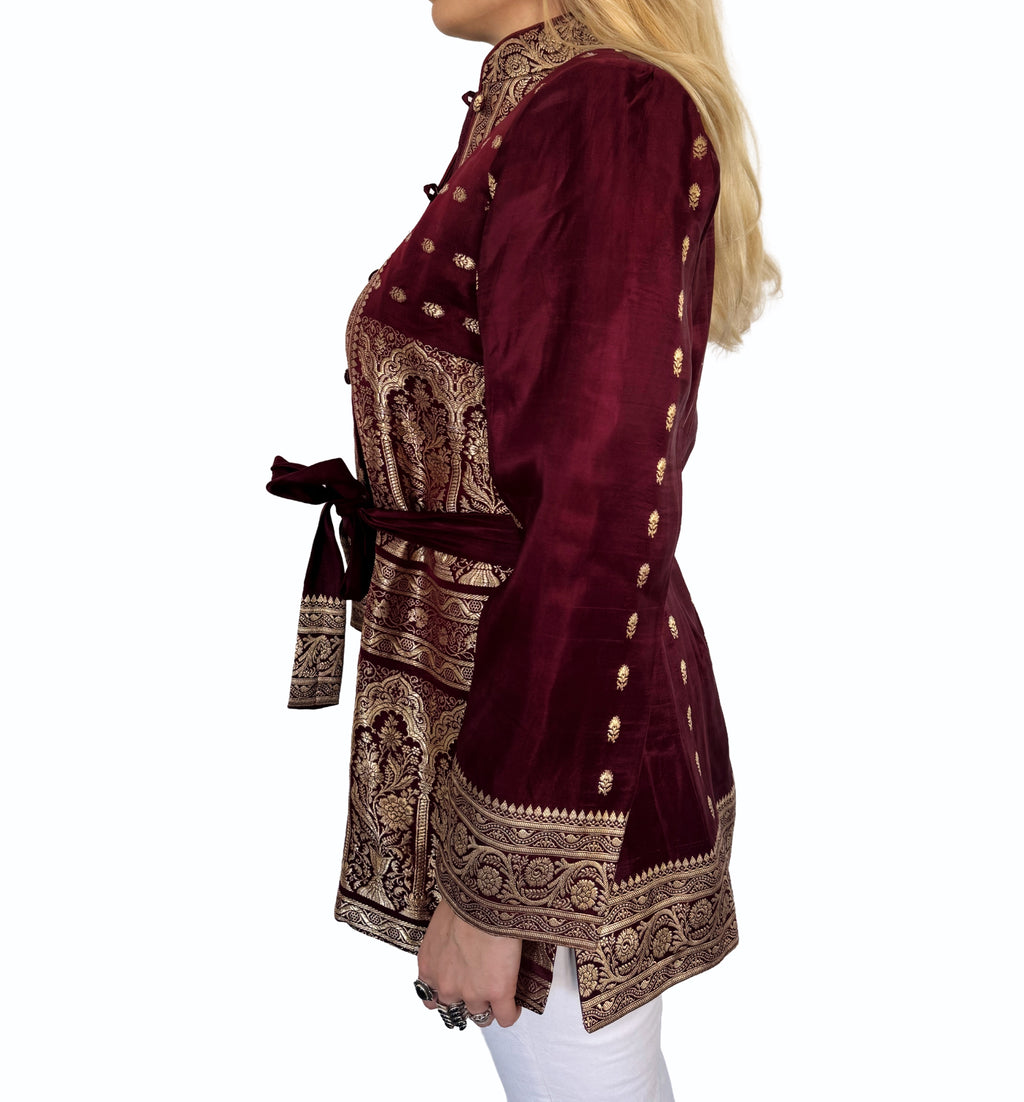 The Maha Jacket — Burgundy