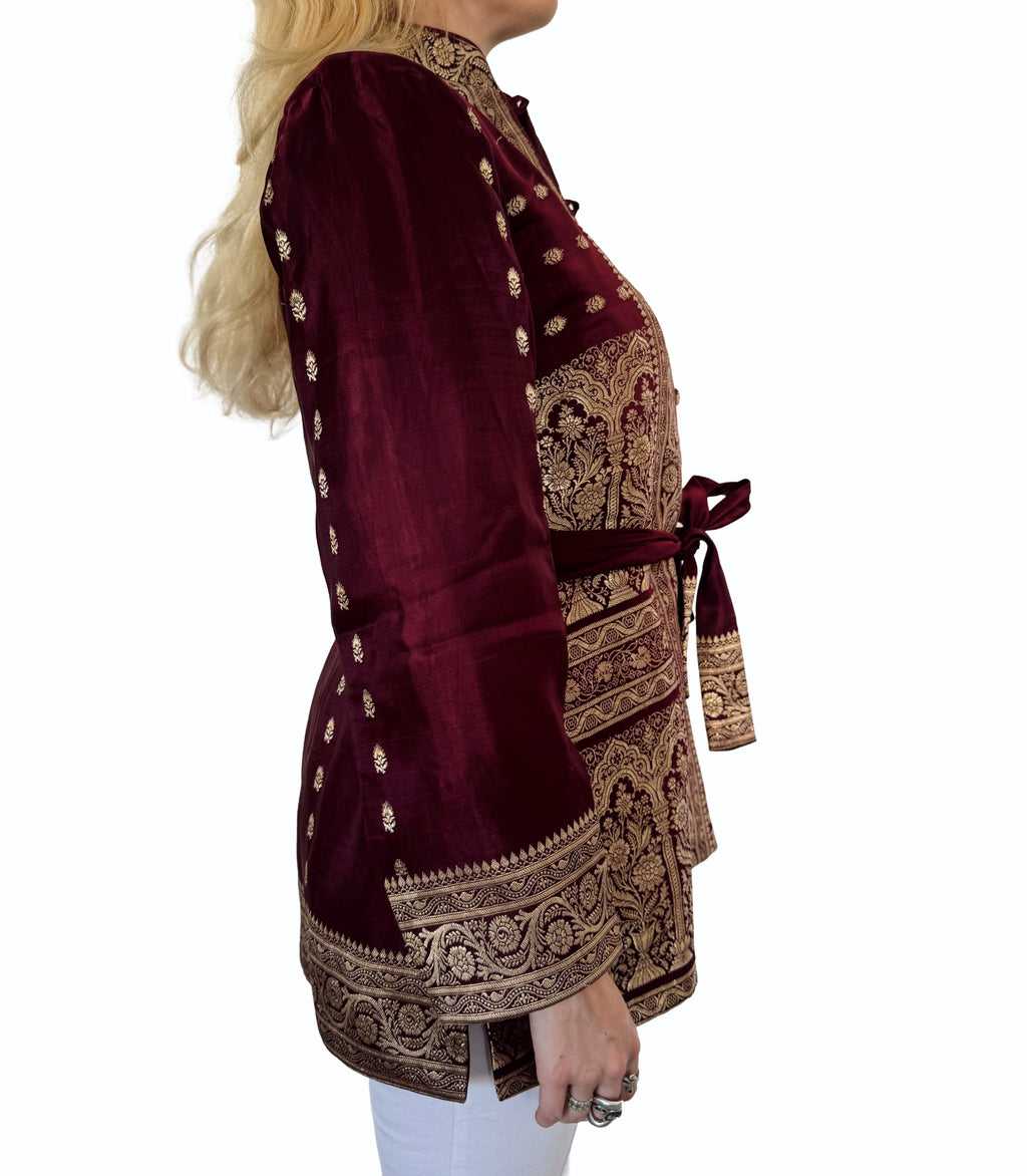 The Maha Jacket — Burgundy