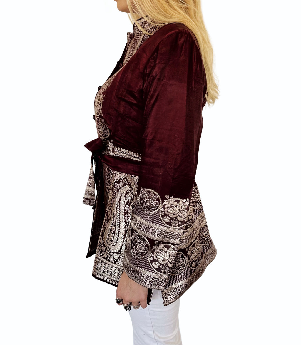 The Maha Jacket — Mahogany