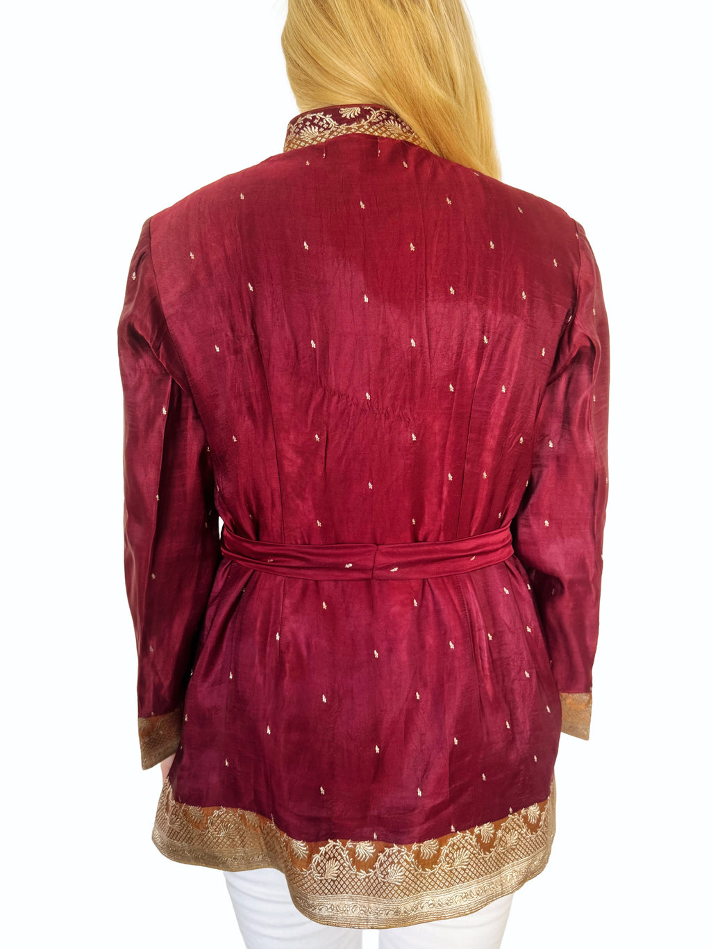 The Maha Jacket — Claret & Gold