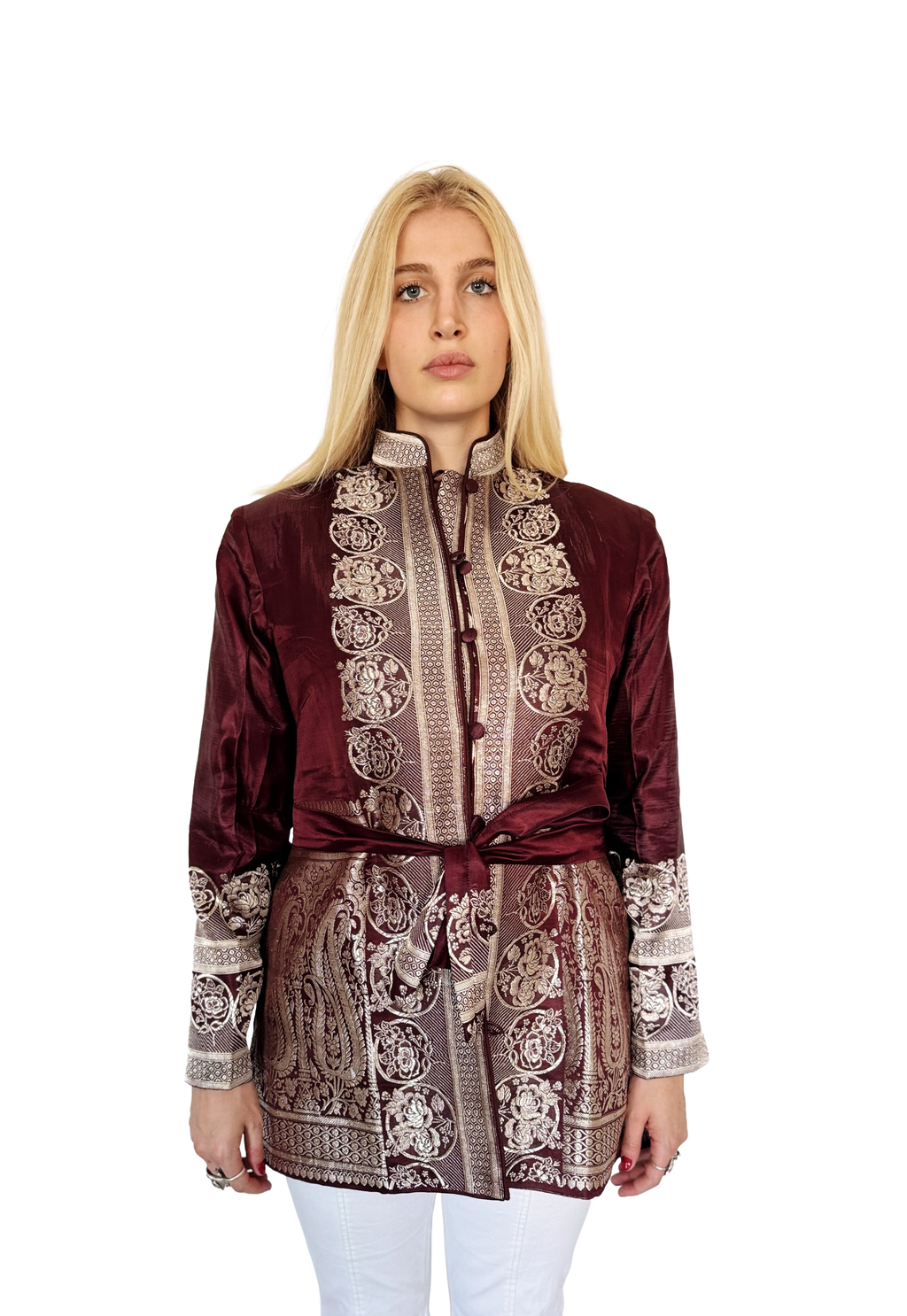 The Maha Jacket — Mahogany
