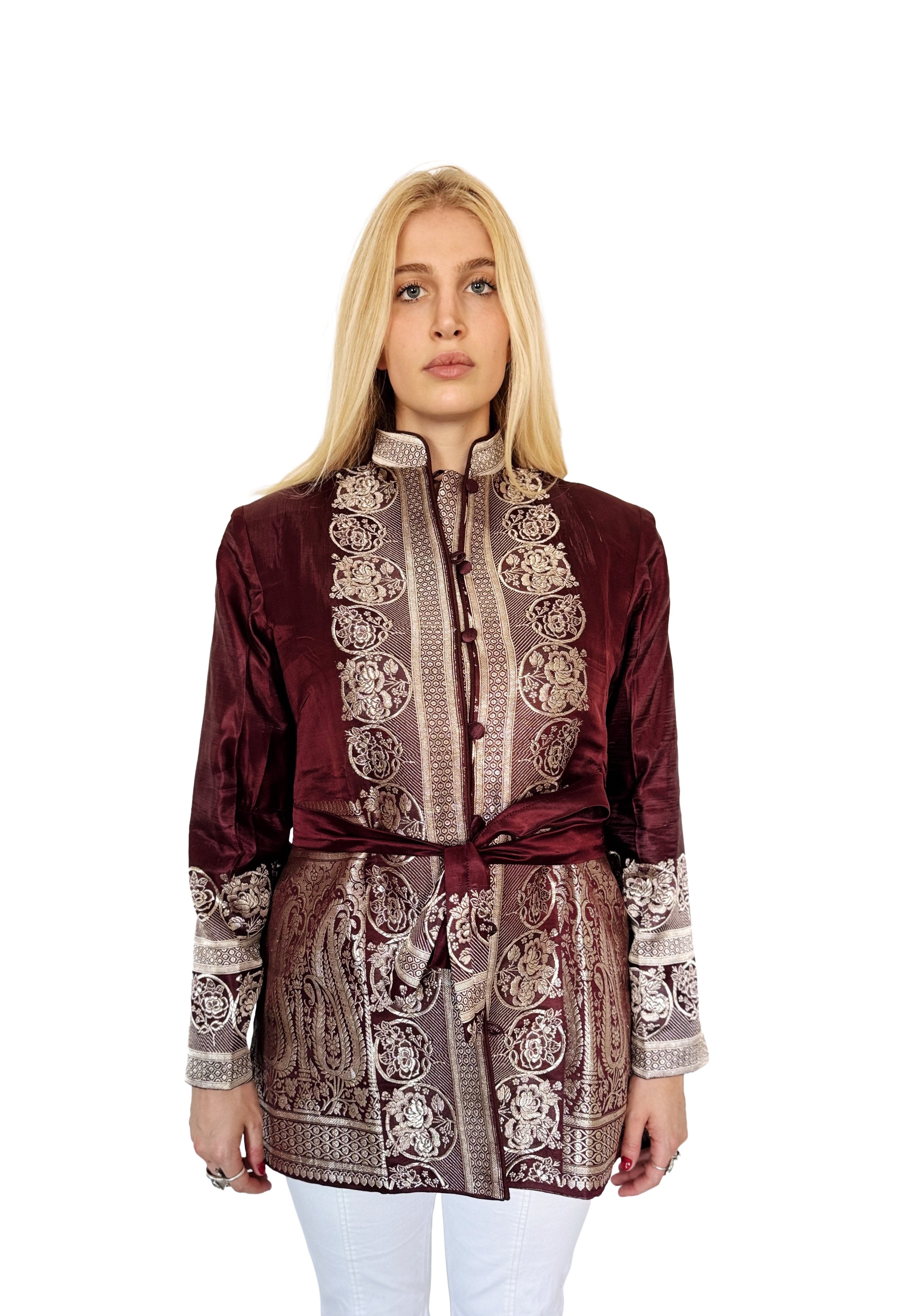 The Maha Jacket — Mahogany